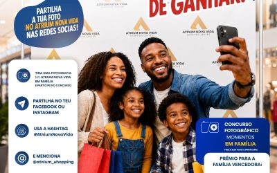 PARTILHA A TUA FOTO NO ATRIUM NOVA VIDA